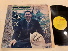 Hank Thompson AUTOGRAPHED LP You Always Hurt The One You Love Hilltop Signed VG+ picture