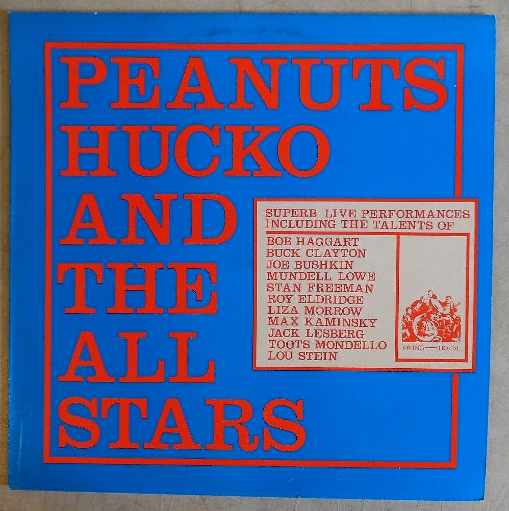PEANUTS HUCKO & THE ALL STARS - UK LP - Jam With Peanuts - Swing House - VG++