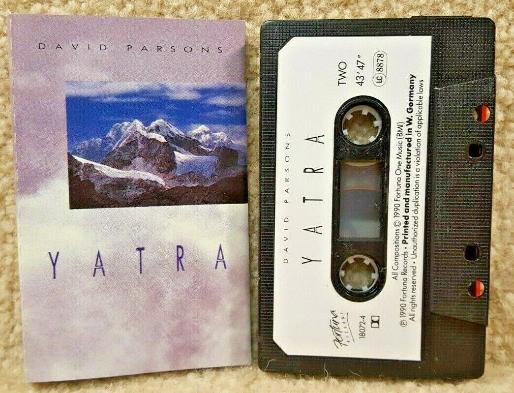 Vintage 1990 Cassette Tape David Parsons Yatra Fortuna Records W. Germany