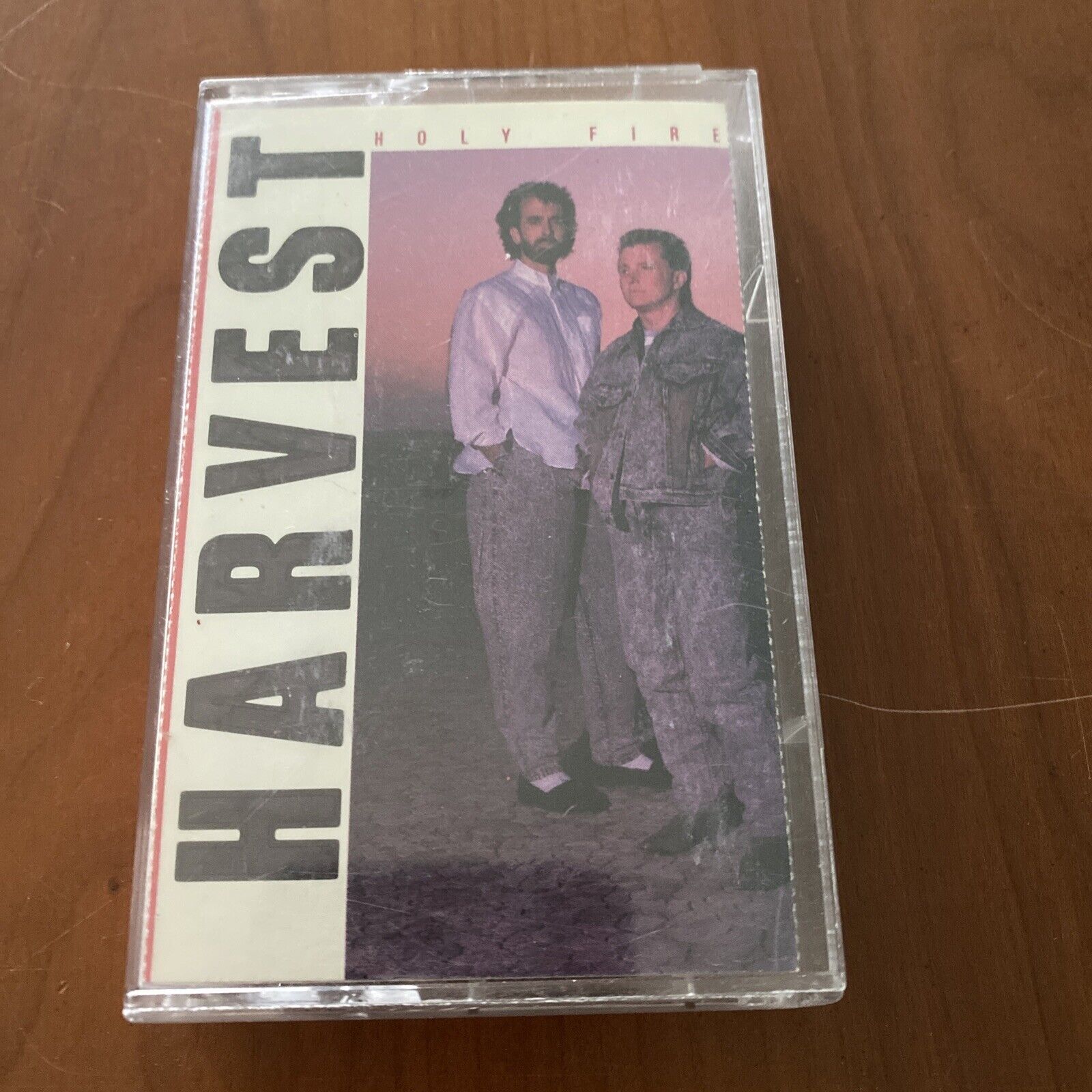 Vintage Harvest Holy Fire Cassette Tape 1988 Benson Records