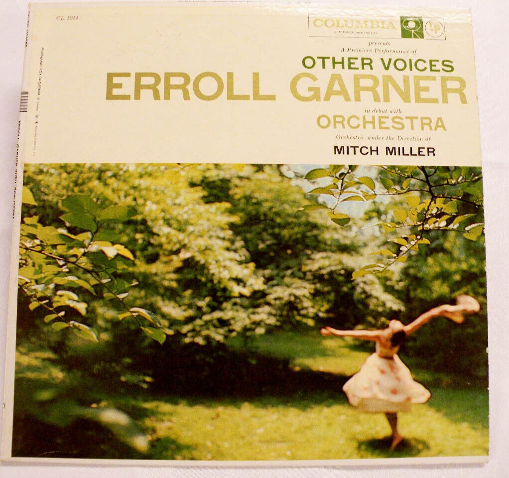 Vinyl Record: Errol Garner - Other Voices - 1957 Jazz LP Album Columbia