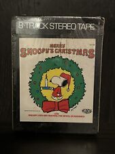 Merry Snoopy’s Christmas Friends 8 Track Tape Royal Guardsmen Vintage 1978 Rare picture
