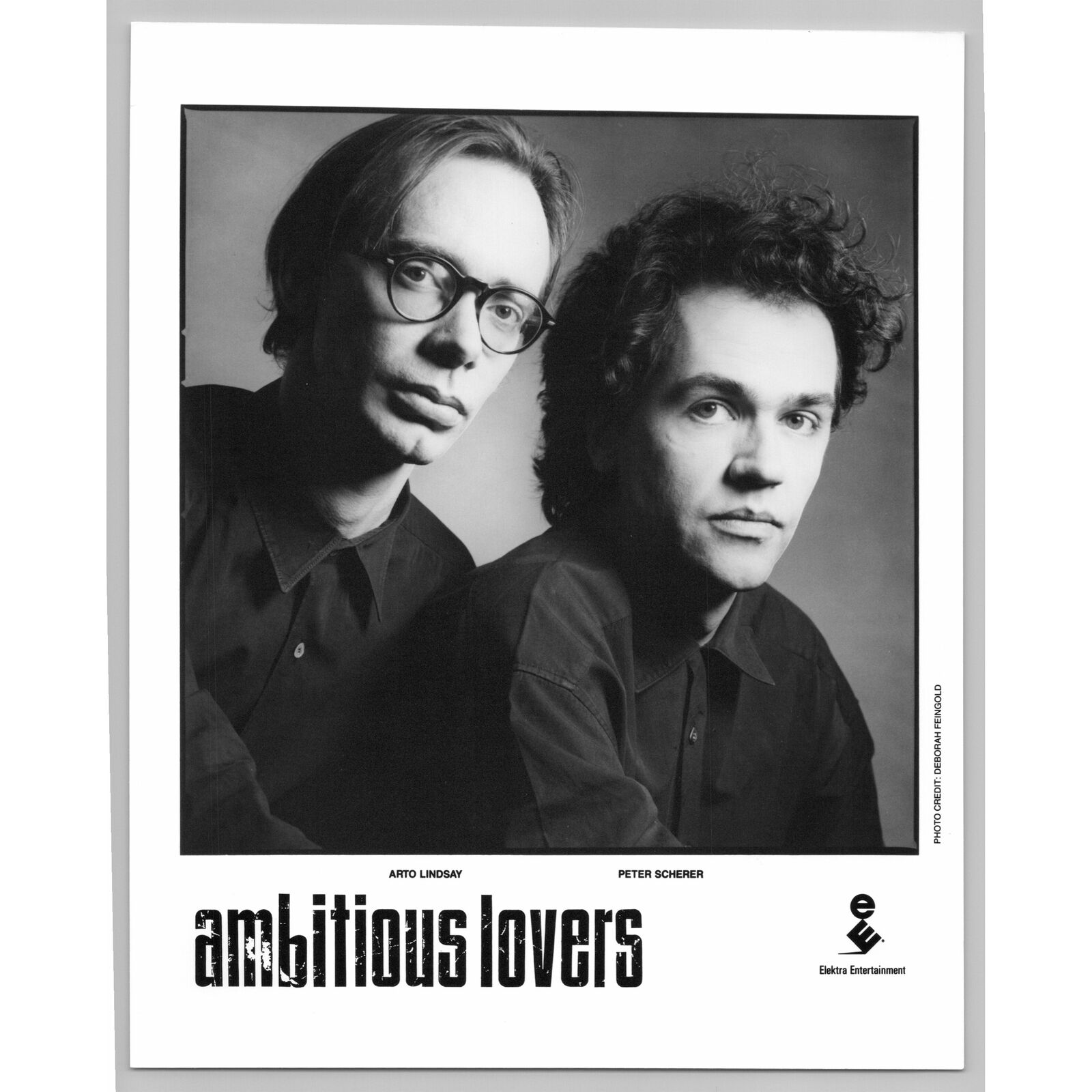 Ambitious Lovers Brazilian Funk Guitar Keyboard Duo 80s-90s Music Press Photo