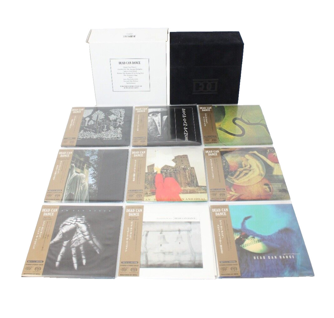 Dead Can Dance SACD Box Set 9 Discs Vinyl Replica Sleeves Sigillato Sealed Rare