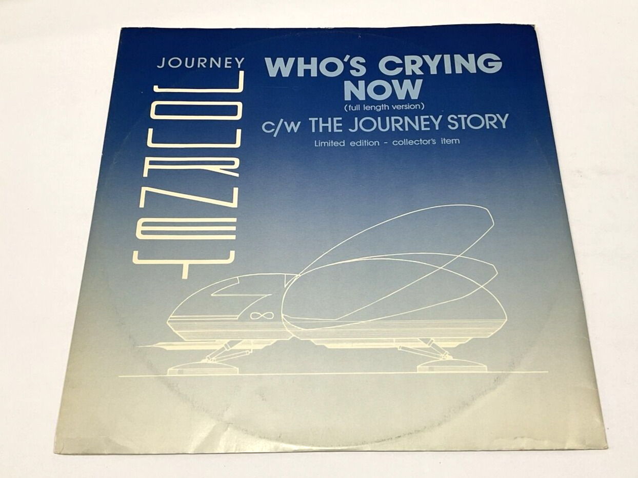 Journey Who\'s Crying Now Limited Edition British Import Vinyl Record 1981 VG/EX+