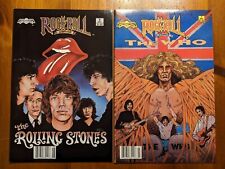Rock 'n' Roll Comics 6,7 lot Revolutionary NM 1990 The Who & The Rolling Stones picture