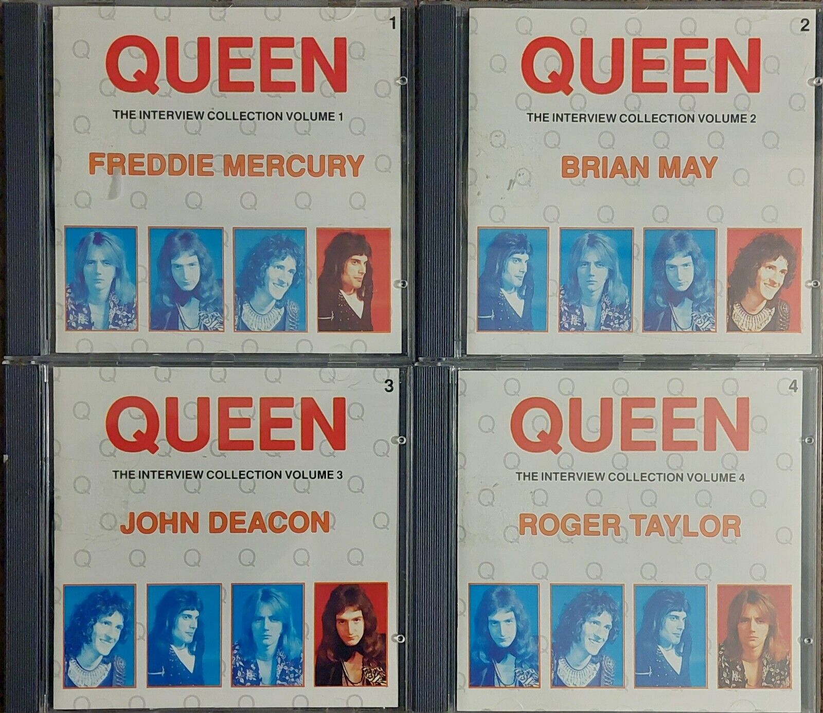 Queen The Interview Collection Full 4 CD Set 1992 Tabak Marketing OOP Mercury 