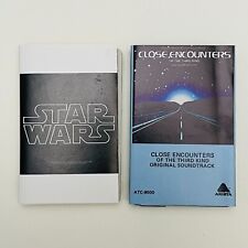 Sci-Fi Movie - Lot of 2 Cassette Tapes - Star Wars - Close Encounters Third Kind picture