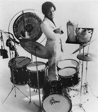 Norman Connors Poses With A Gretsch Drum Kit Old Music Photo picture
