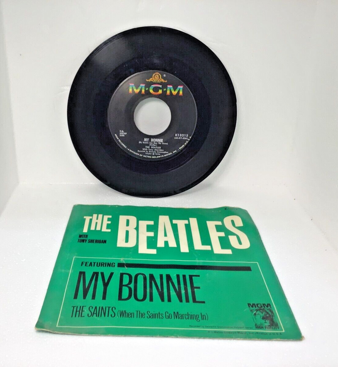Vintage Vinyl 45 Record The Beatles My Bonnie