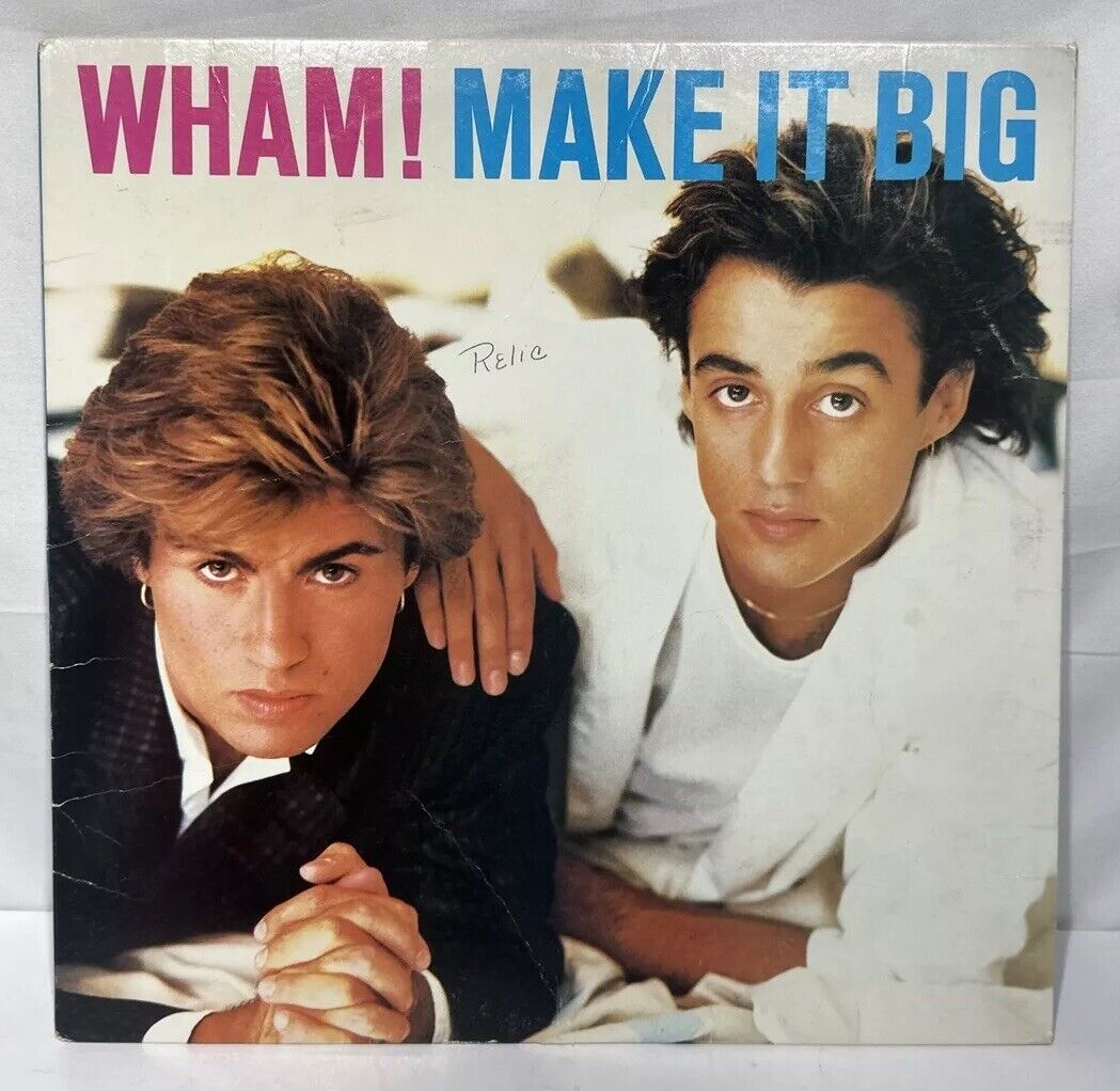 WHAM -  MAKE IT BIG - Vintage - 1984 - FC BL 39595 Vinyl LP Record Good Fair