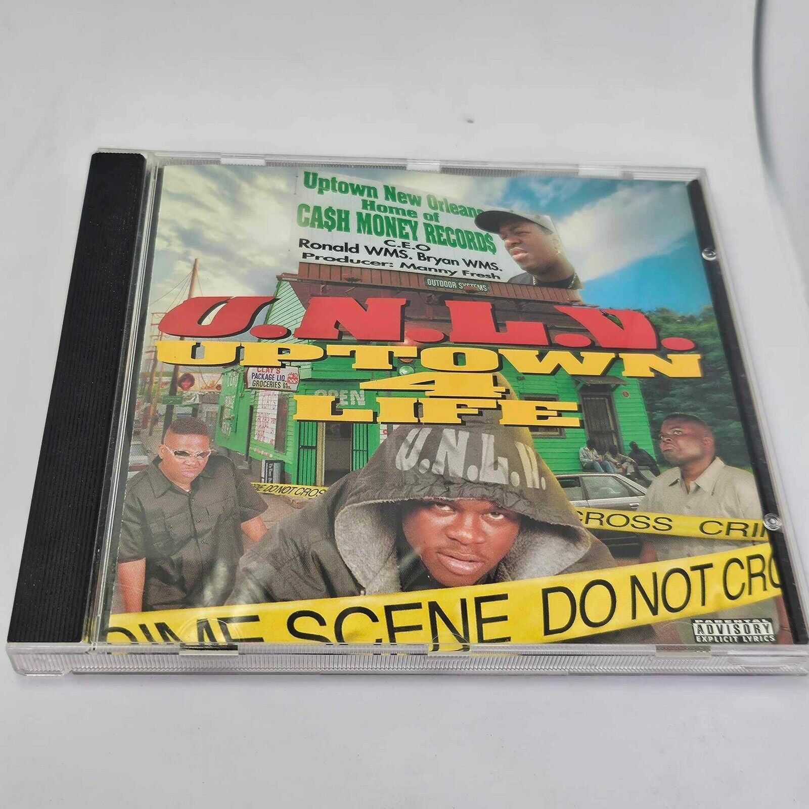U.N.L.V. - Uptown 4 Life CD rare gangsta rap Louisiana Cash Money Records gem