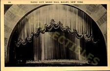 Vintage postcard  Radio City Music Hall Ballet New York Stage Scene picture