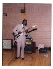 VTG African American Man Electric Guitar Player Wedding Musician 1980s Photo picture