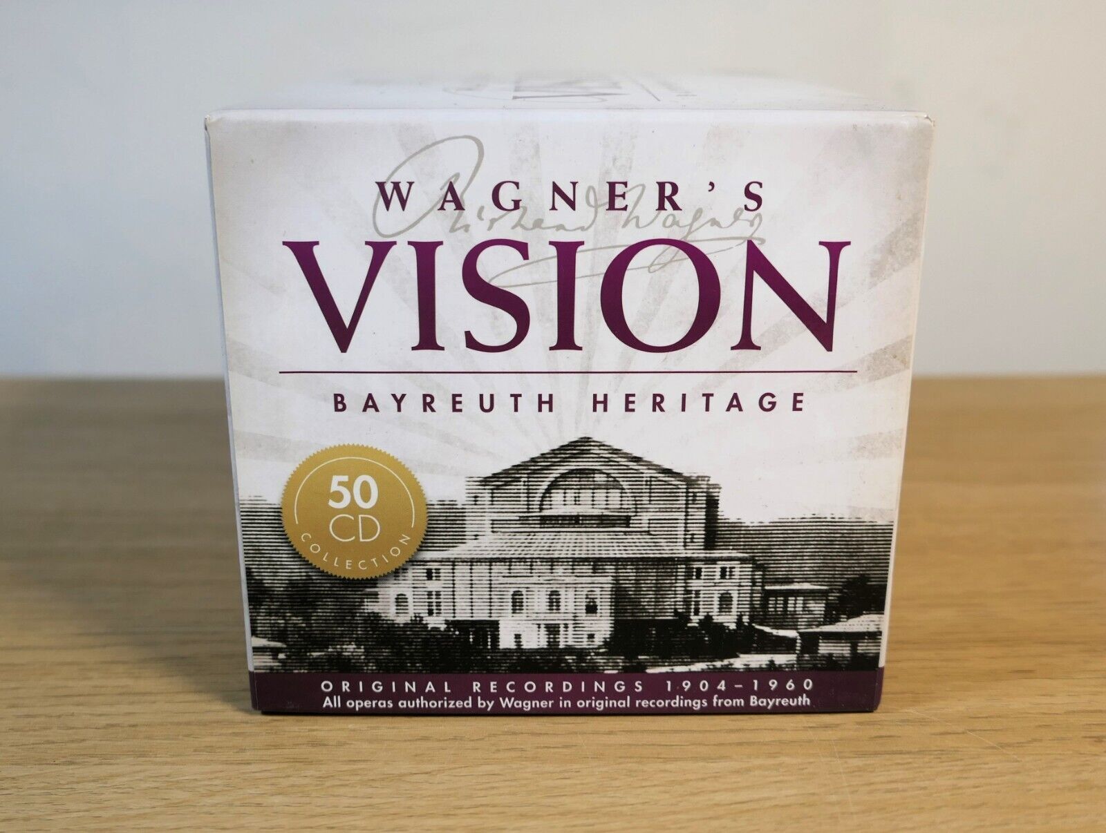 Wagner's Vision Bayreuth Heritage 50 CD Box Set + booklet