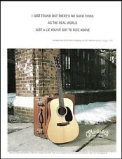 Martin D-18 acoustic guitar ad w/ John Mayer No Such Thing lyrics advertisement picture