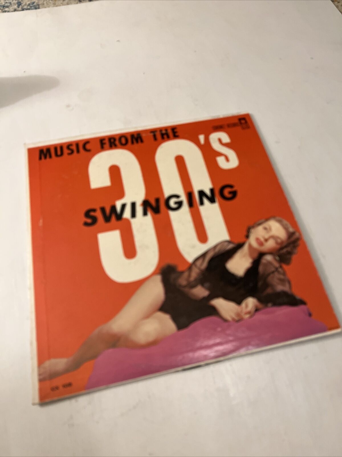 Music From the Swinging 30's Vintage Vinyl Record Coronet records CX-108 MONO