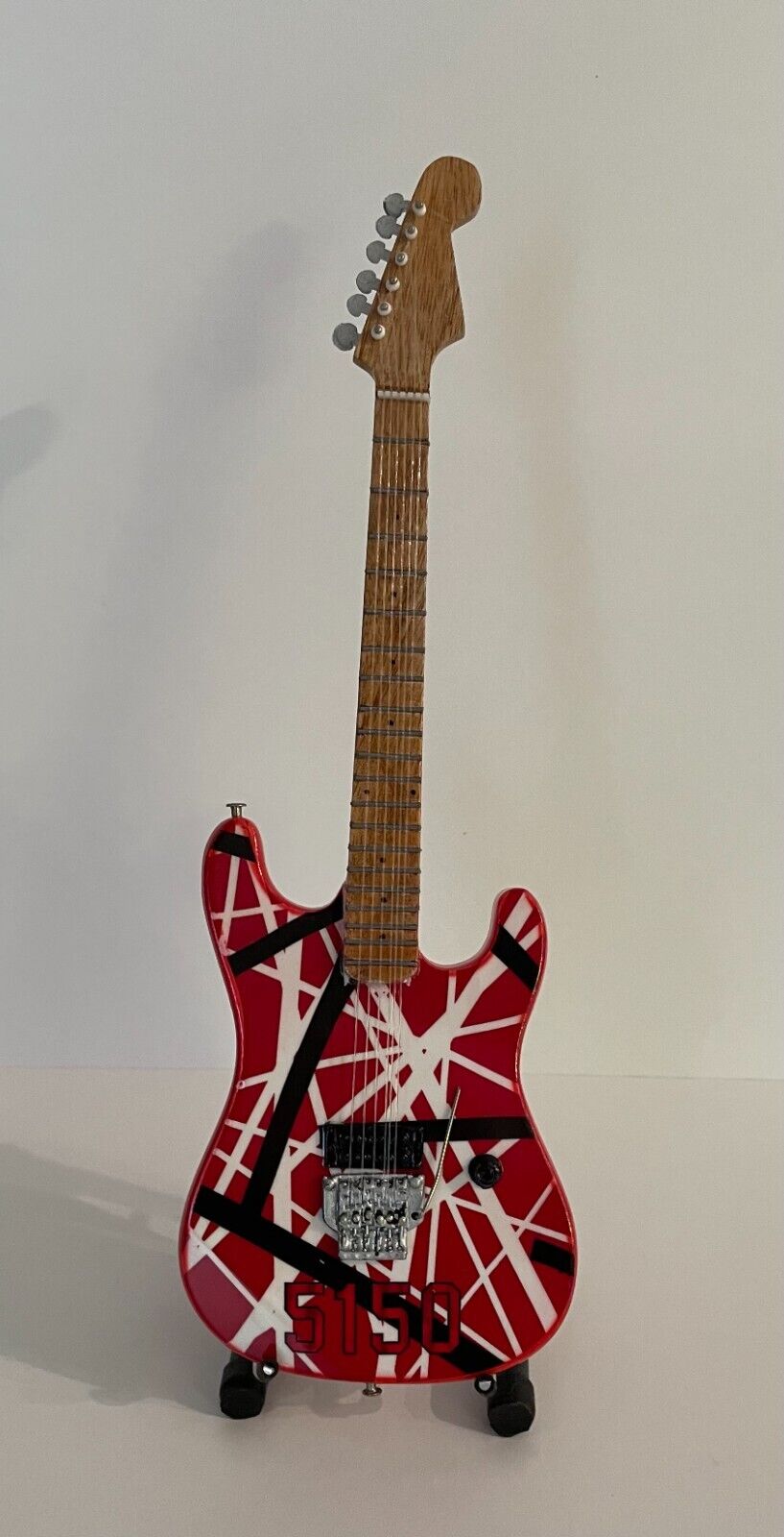 Van Halen Miniature Guitar Brand New with stand 5150