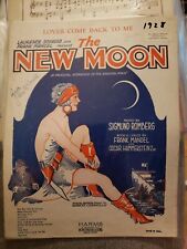 Vintage Sheet Music 1928 New Moon Oscar Hammerstein Frank Mandel Sigmund Romberg picture
