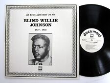 Blind WILLIE JOHNSON 1927-1939 Let Your Light Shine On Me LP Blues MINT-  Dh 422 picture