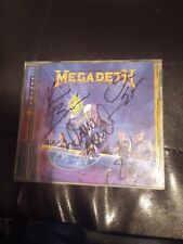 Megadeth Rust In Peace CD Signed picture