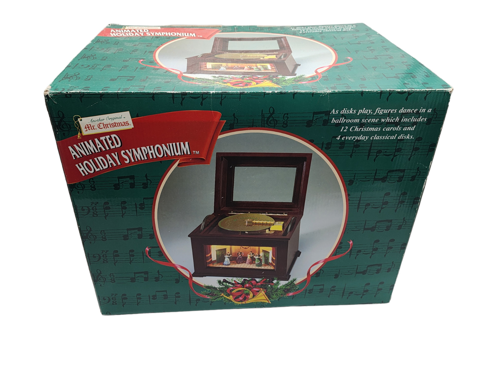 RARE Mr. Christmas Animated Holiday Symphonium Music Box Vintage 2000 New In Box