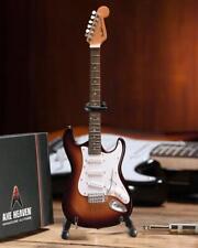 AXE HEAVEN Official Classic Sunburst Fender Strat Miniature Guitar Display Gift picture