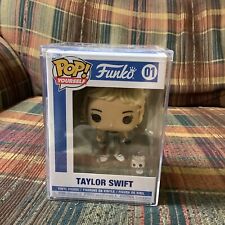 Taylor Swift Funko Pop With Guitar/Mic & Benjamin Button In Hard Stack Protector picture