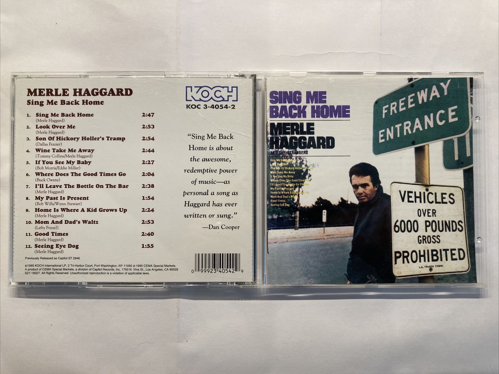 Sing Me Back Home by Merle Haggard & the Strangers (CD, Nov-1995, Koch (USA)