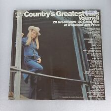 Various Artists Countrys Greatest Hits Vol Ii COLUMBIA Compilation LP Vinyl Rec picture