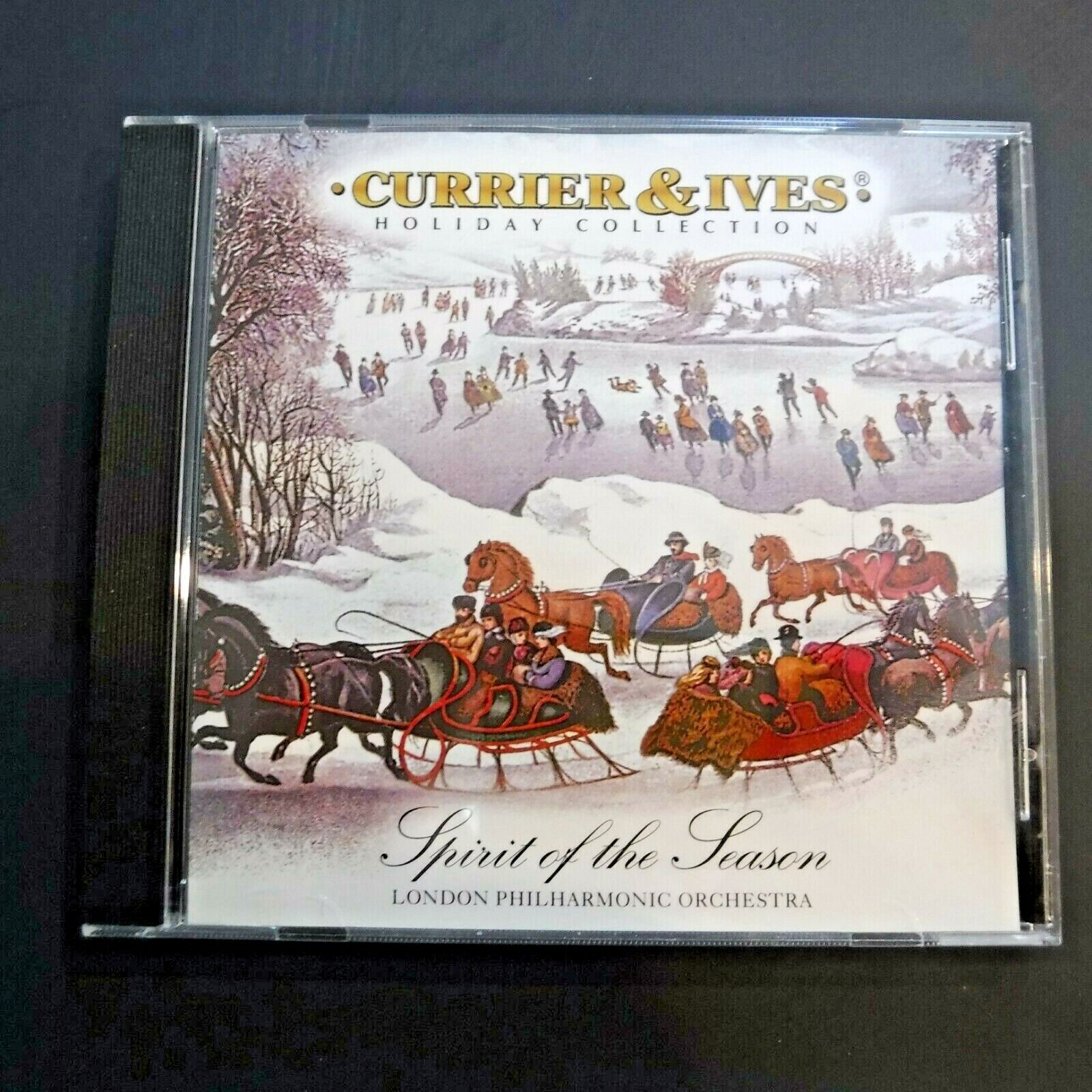 Vtg 1999 Currier & Ives Holiday Collection Spirit of  the Season CD 12 Track