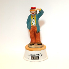 Vintage Emmett Kelly Jr Weary Willie Music Box Figurine plays Send In The Clowns picture
