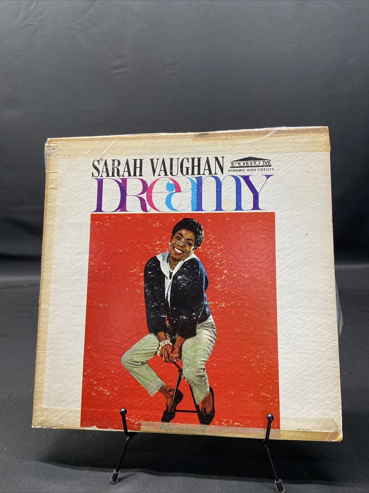 SARAH VAUGHAN Dreamy 1960 Vinyl Record LP Roulette 60's