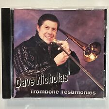 Dr Dave Nicholas Trombone Testimonies CD picture