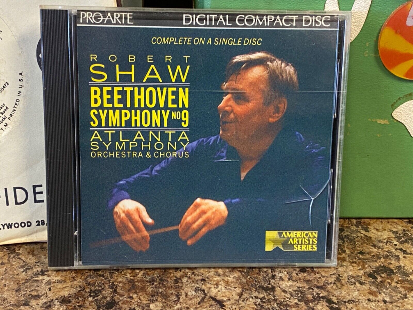 Robert Shaw, Beethoven, Atlanta Symphony Orchestra Symphony No. 9 CD 1985 VG+