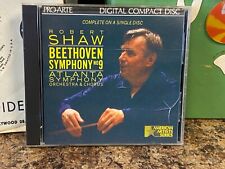 Robert Shaw, Beethoven, Atlanta Symphony Orchestra Symphony No. 9 CD 1985 VG+ picture