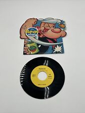 Vintage 1964 Popeye Record 45 RPM, Skin Diver & Fleas A Crowd Songs picture