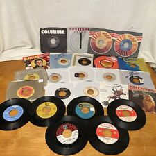 25 Vintage 45 RPM Records Various Artists All In Used Condition NOT TESTED AS IS picture