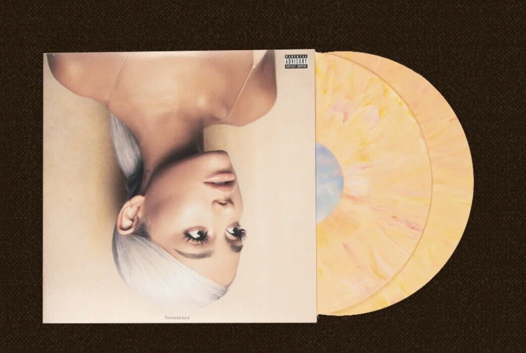Ariana Grande ‎- Sweetener Limited Edition Peach Opaque 2xLP. In Hand Ships Fast