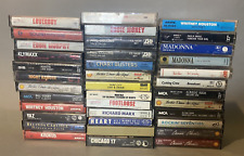 Collection of 37 Vintage Cassette Tapes 80s & 90s Radio Artists picture