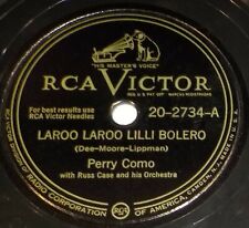 Perry Como 78 Laroo Laroo Lilli Bolero / When Your Hair Has Turned Silver SH1F picture