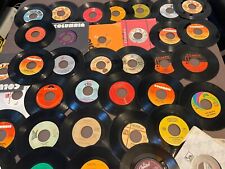 Lot of 37 Vintage 45 RPM Records 70s Easy Listening Streisand Diamond Willie picture