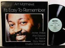 ART MATTHEWS ARCHIE SHEPP DIZZY REECE It’s Easy To Remember LP MATRA 1979 Jazz picture