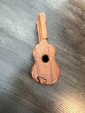 Wood Guitar Puzzle Trinket Box lined 8