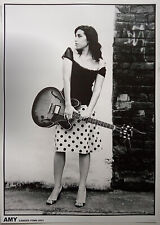 AMY WINEHOUSE Poster Camden Town 2003 With Gibson 335 Guitar picture