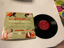 YOUR DANCE DATE WITH percy faith 10 inch vinyl lp picture