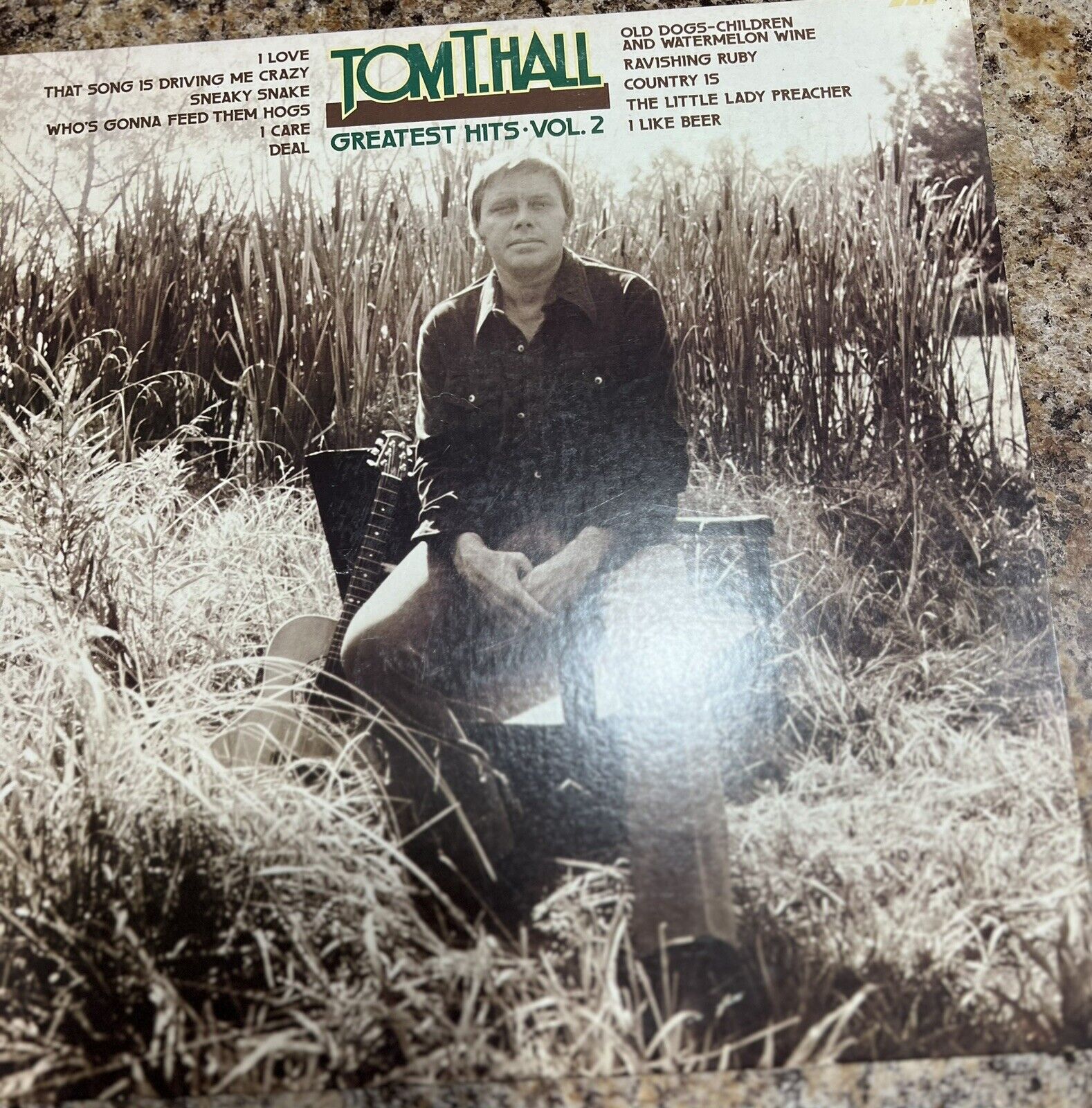 Vintage Tom T. Hall Greatest Hits Volume 2 Album