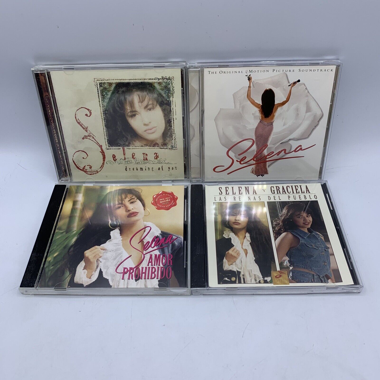 SELENA LOT OF 4 CD - Dreaming of You, Amor Prohibido, Original Soundtrack+