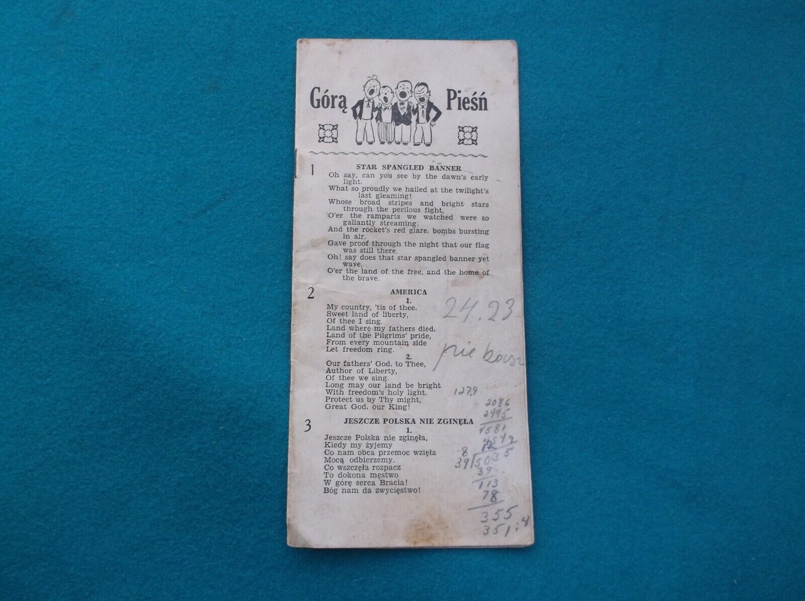 Vintage Gora Piesn Polish Songbook Lyrics