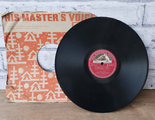 Hindustani Hindi Film ARZOO Movie Song 78 rpm His Master's Voice Vintage Record. picture